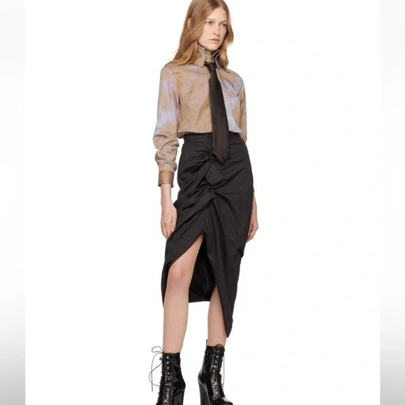 VIVIENNE WESTWOOD Capsule Brown Classic Krall Shirt - Picture 4 of 16